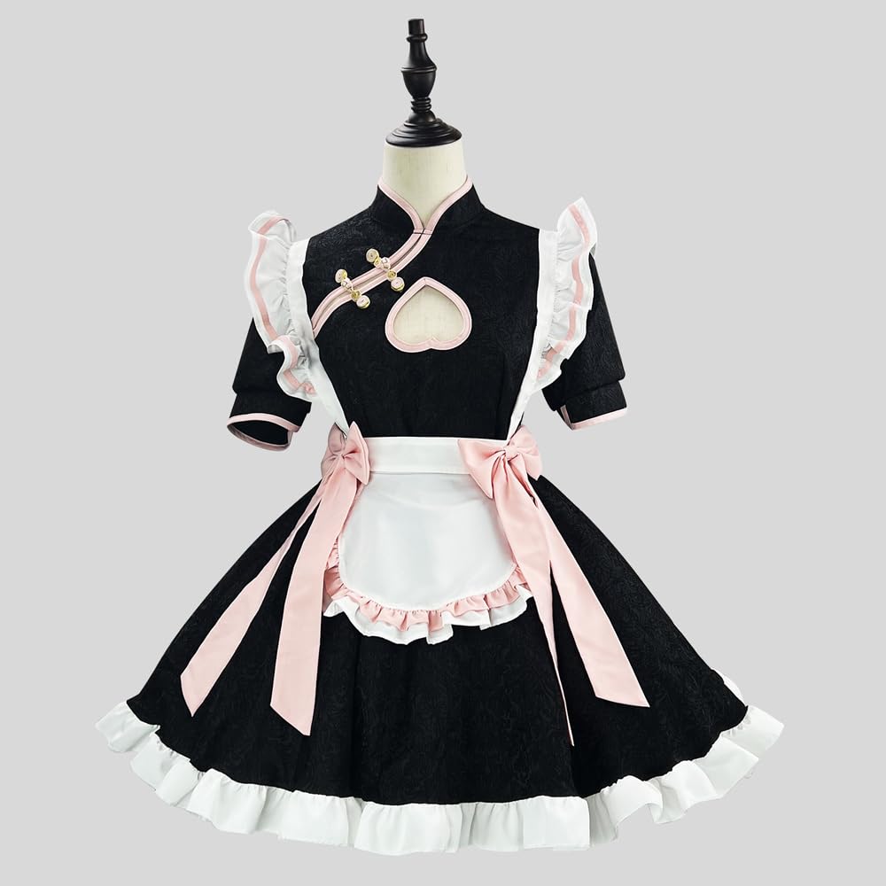 Amazon.co.jp: [スフォン] メイド服 チャイナワンピース 大きい